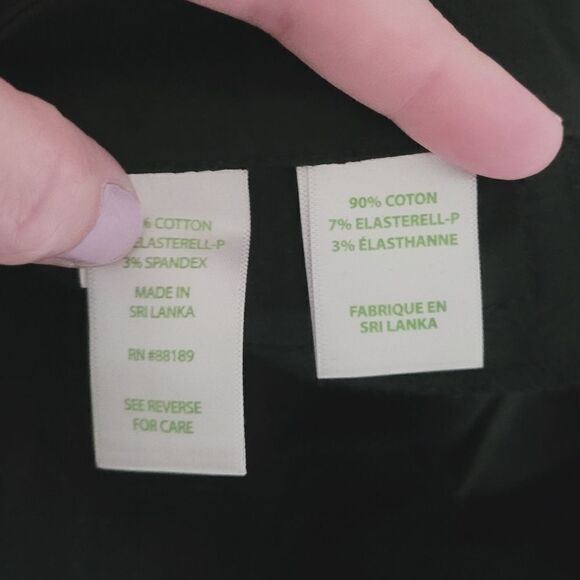 Lilly Pulitzer Skinny Printed Ankle Pant in Black Size 4 - Picture 4 of 7